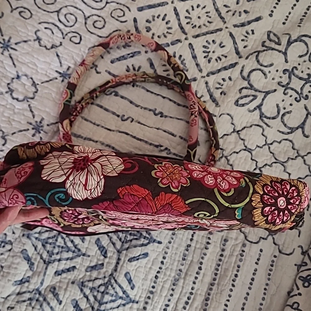 Vera Bradley Mod Floral Shoulder Hand Bag Purse - Picture 10 of 10